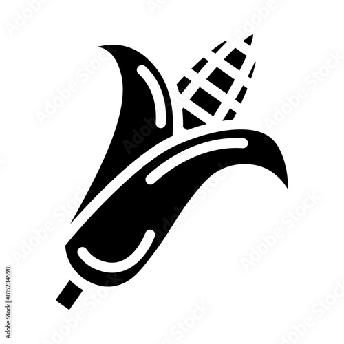 corn Glyph Icon Design