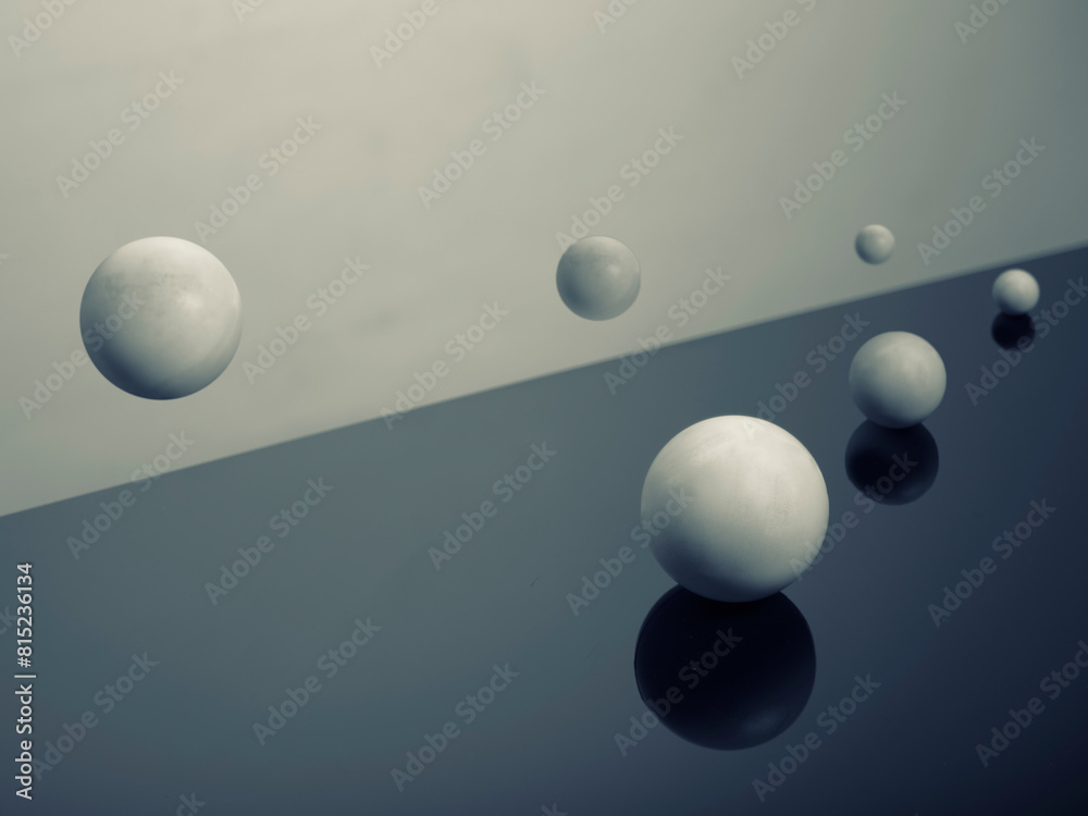 Monochromatic Minimalist Still Life: Spheres and Fork Monochromatic Minimalist Still Life: Spheres and Fork
