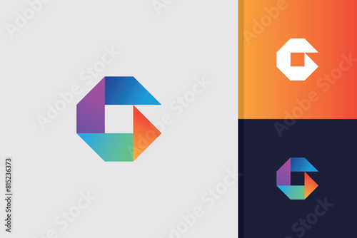 letter g logo design illustration vector template