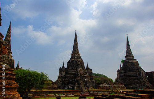 Wat Phra Si Sanphet temple at  Thailand