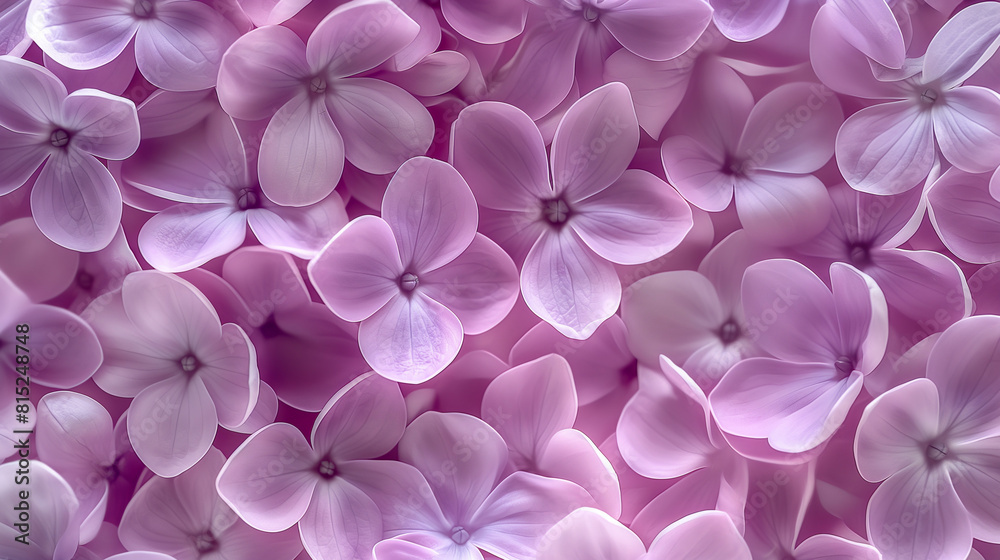 Soft pink floral background with lilac petals Soft pink floral background with lilac petals