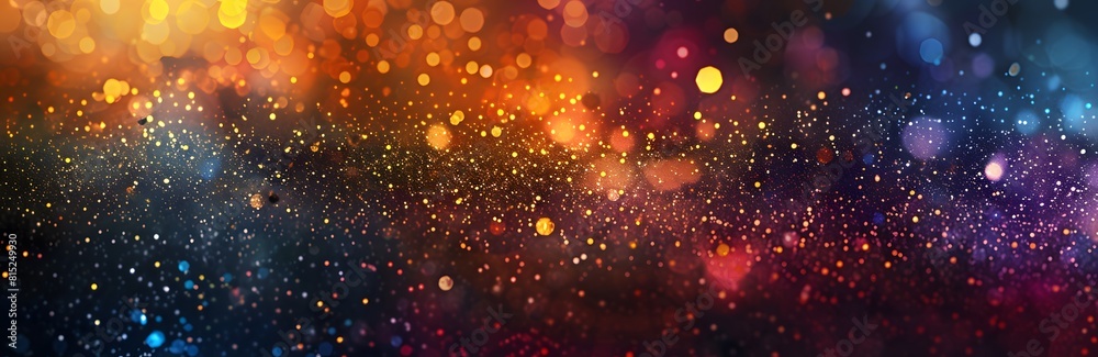 Abstract lights blur bokeh background. Luxury colorful bokeh background