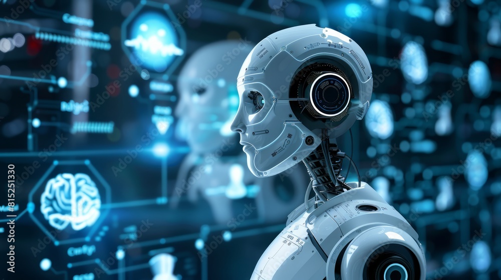 AI is transforming healthcare, from diagnostic algorithms to surgical robots enhancing precision and patient care.
