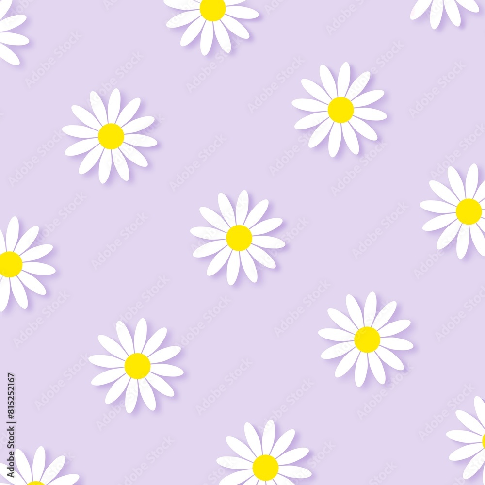 pattern with daisies pattern with daisies