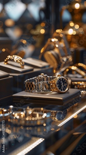 Luxury Fashion watches and accessories Display