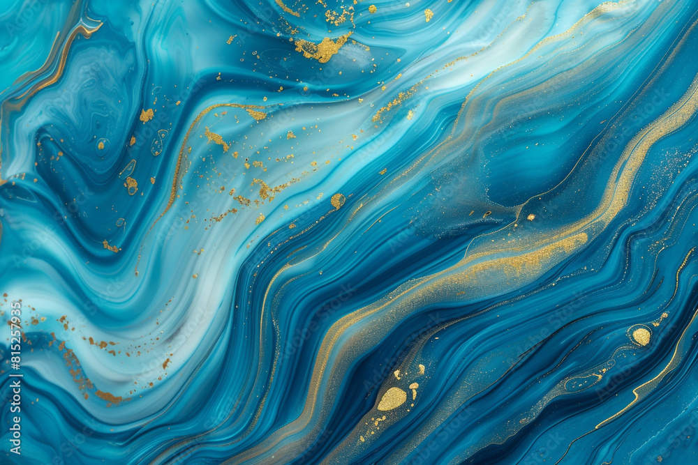 Abstract ocean- ART. Natural Luxury. Style incorporates the swirls of marble or the ripples of agate. Very beautiful blue paint with the addition of gold powder Abstract ocean- ART. Natural Luxury. Style incorporates the swirls of marble or the ripples of agate. Very beautiful blue paint with the addition of gold powder