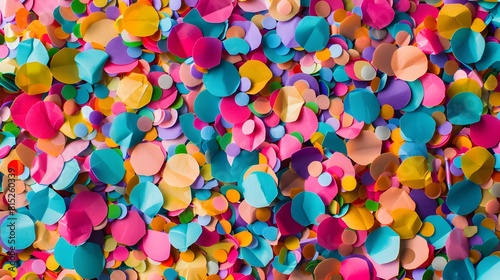 Colored confetti background