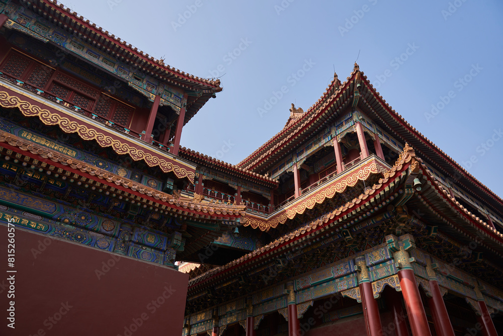Yonghe Temple of Tibetan Buddhism in Dongcheng District in Beijing, China Yonghe Temple of Tibetan Buddhism in Dongcheng District in Beijing, China