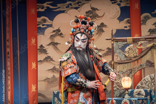 Traditional Chinese Beijing Opera performance