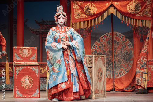 Traditional Chinese Beijing Opera performance