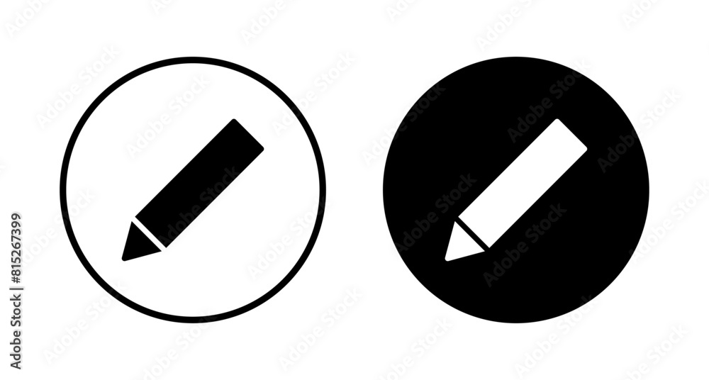 Pencil icon vector isolated on white background. Pencil vector icon Pencil icon vector isolated on white background. Pencil vector icon