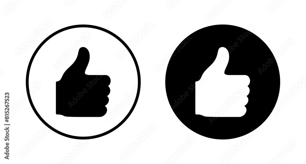 like icon vector isolated on white background. Thumbs up icon. social media icon like icon vector isolated on white background. Thumbs up icon. social media icon