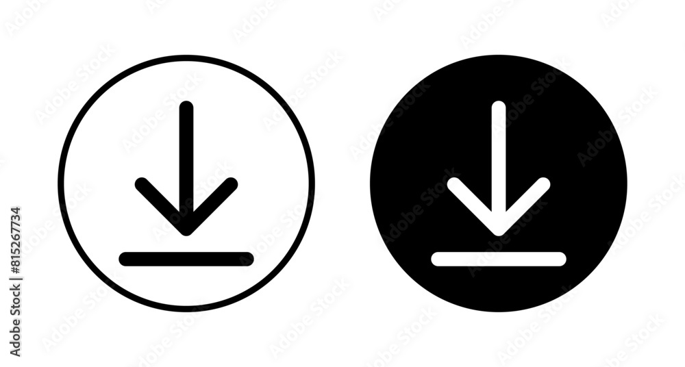 Download icon vector isolated on white background. Downloading vector icon Download icon vector isolated on white background. Downloading vector icon