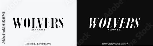 Modern Bold Font. Sans Serif Font. Regular Italic Uppercase Lowercase Typography urban style alphabet fonts for fashion, sport, technology, digital, movie, logo design, vector illustration
