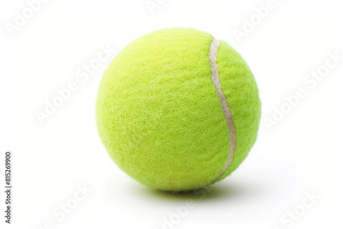  Tennis ball isolated on white background © Andrei