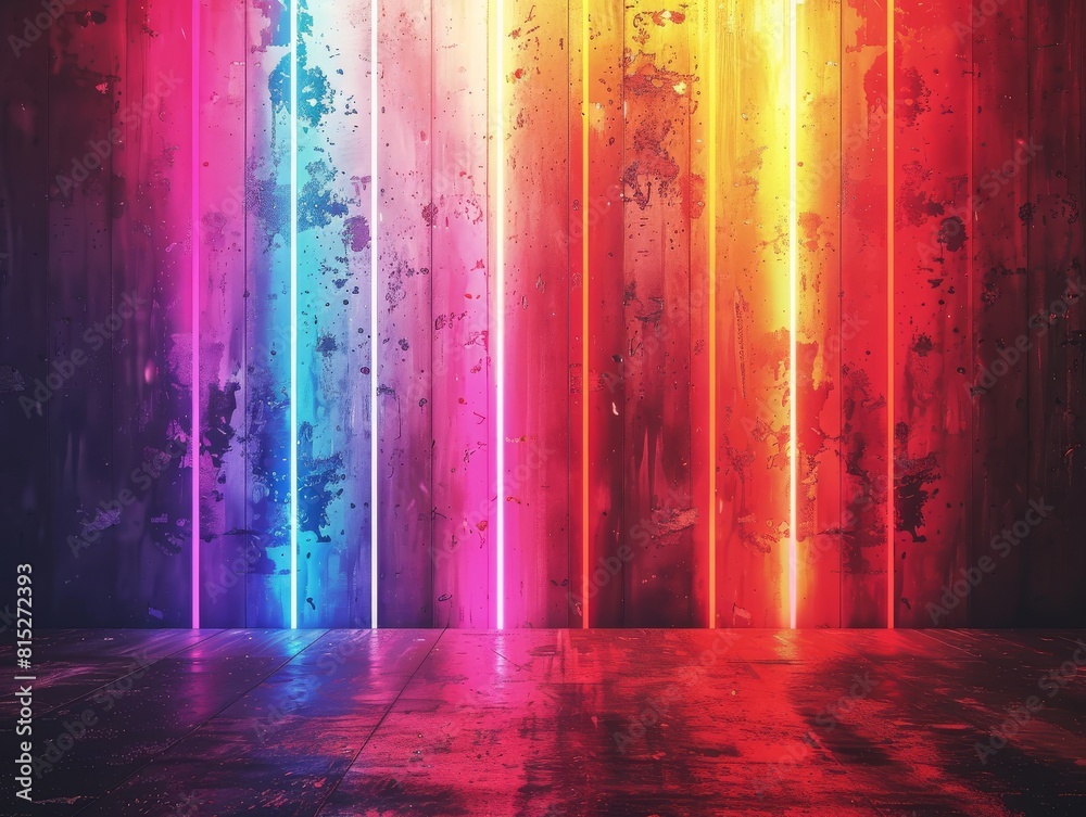 A retro abstract texture background of lights and glitch lines. A retro abstract texture background of lights and glitch lines.