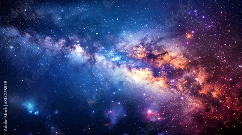 Night sky - Universe filled with stars, nebula and galaxy © Love Muhammad