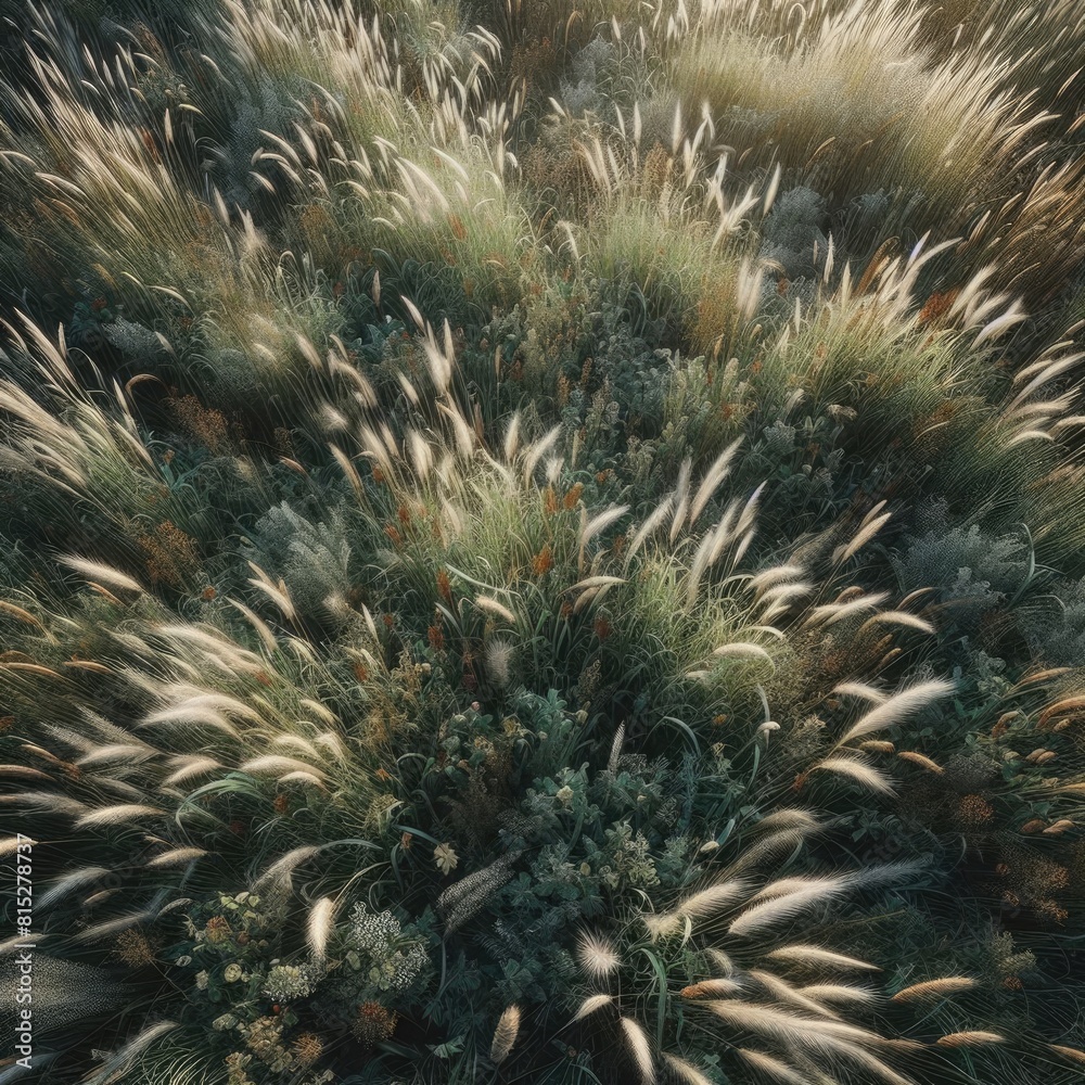 Obraz premium Photo of Wild Grass: The Simple Beauty of Nature