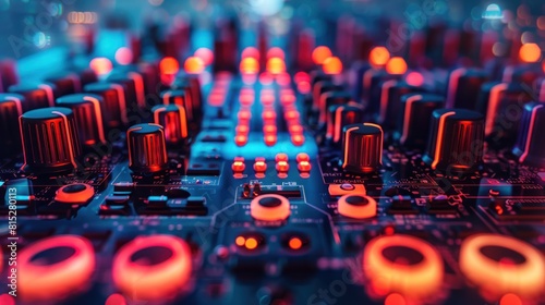 Cool wallpaper with an electronic music-inspired aesthetic.