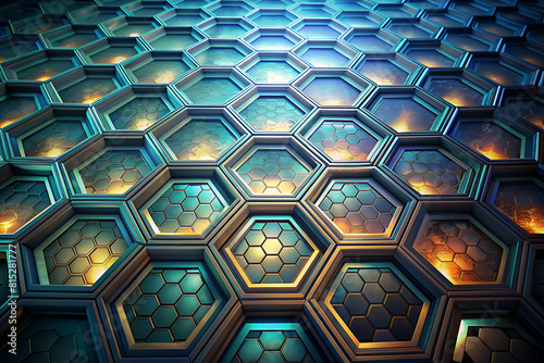 Tessellating octagons with a futuristic theme