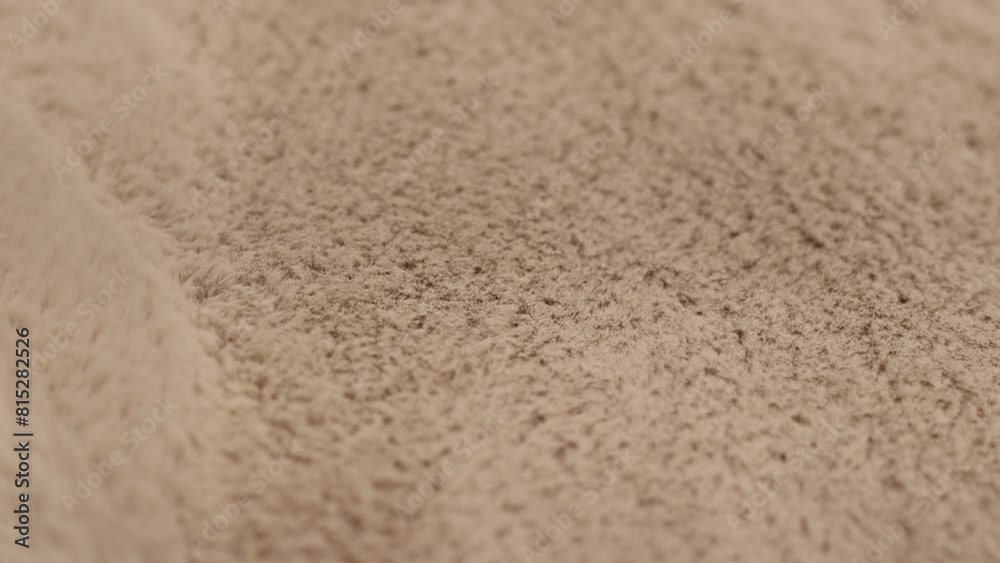 Detailed Exploration of a Luxurious Tan Carpet. Soft Rug Texture in Modern Luxury Hotel with Copy Space. Close-up shot Detailed Exploration of a Luxurious Tan Carpet. Soft Rug Texture in Modern Luxury Hotel with Copy Space. Close-up shot