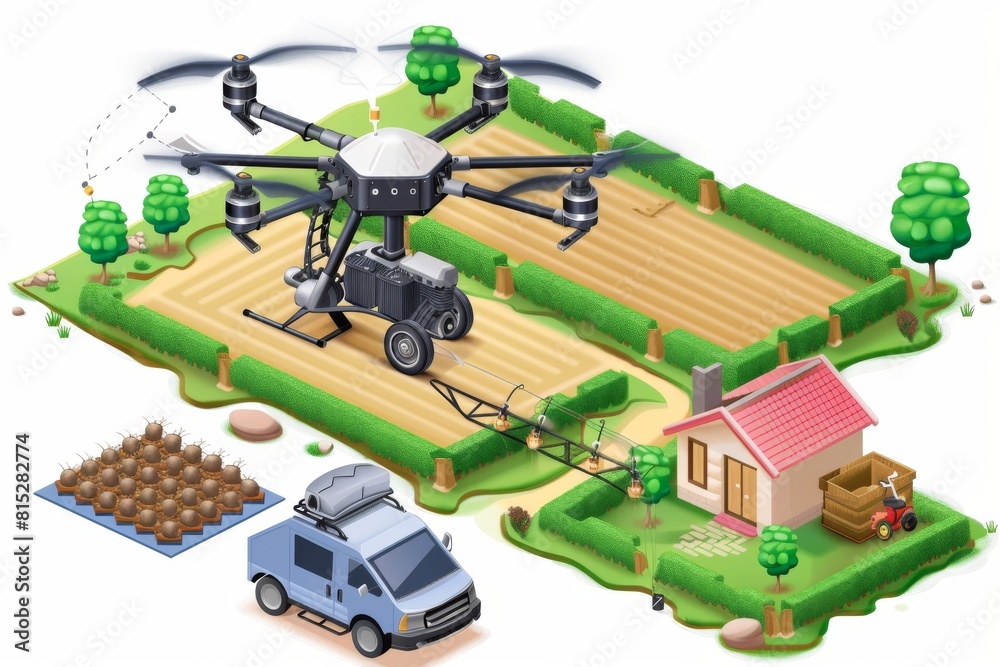 Drones transform modern farming in agriculture, enhancing precision and techniques in crop surveys and farm operations Drones transform modern farming in agriculture, enhancing precision and techniques in crop surveys and farm operations
