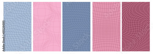 retro lines backgrounds wobbly lines vertical phone wallpapers pink purple