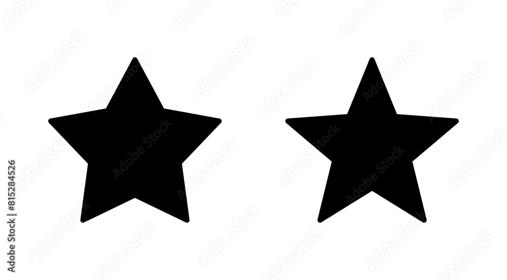 Star Icon set. rating icon vector. favourite star icon Star Icon set. rating icon vector. favourite star icon