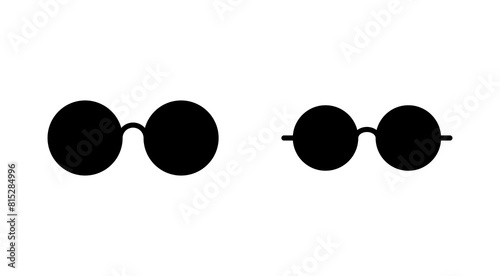 Glasses icon set. Glasses vector icon