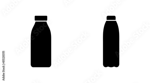 Bottle icon set. bottle vector icon