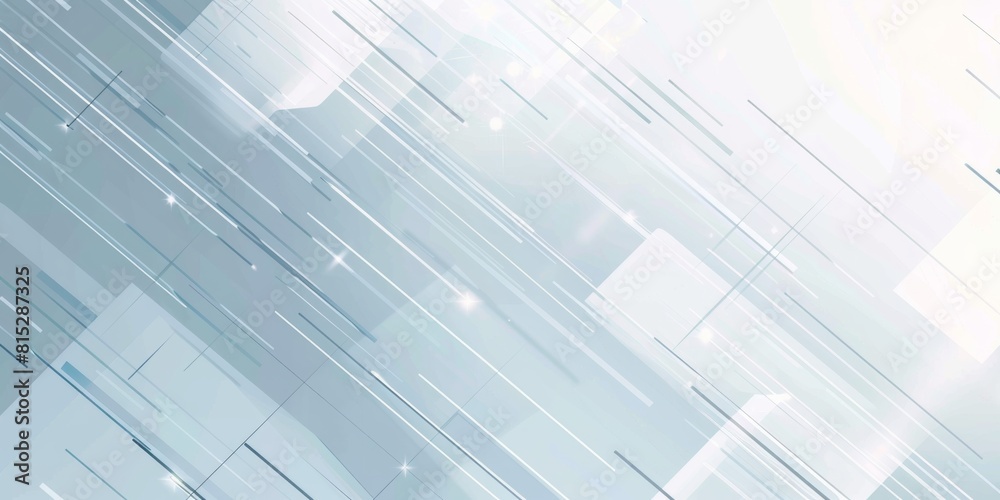 Light blue and white background with geometric shapes, high resolution vector of futuristic technology digital wallpaper background design, simple and minimalist style.