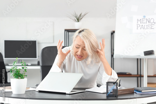 Mature businesswoman experi...
