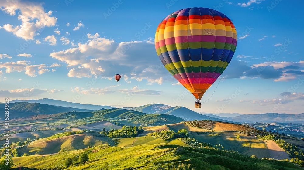 Celebrate Mom on Mother's Day with a scenic hot air balloon ride offering breathtaking views of the landscape