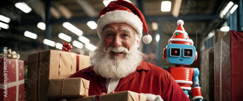 Robot elf helper, AI humano...