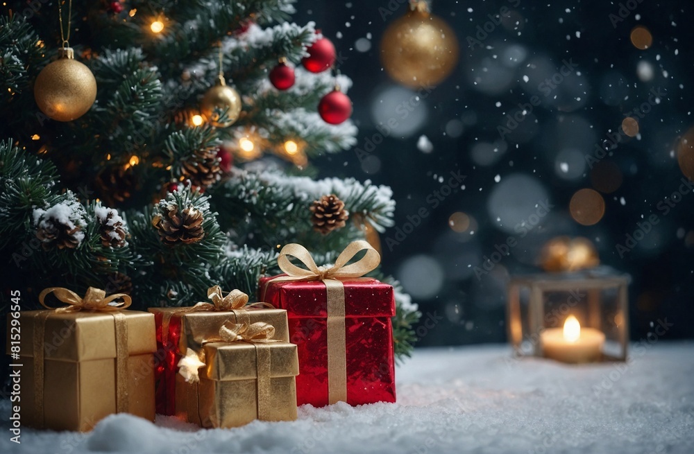 christmas tree with gifts christmas tree with gifts