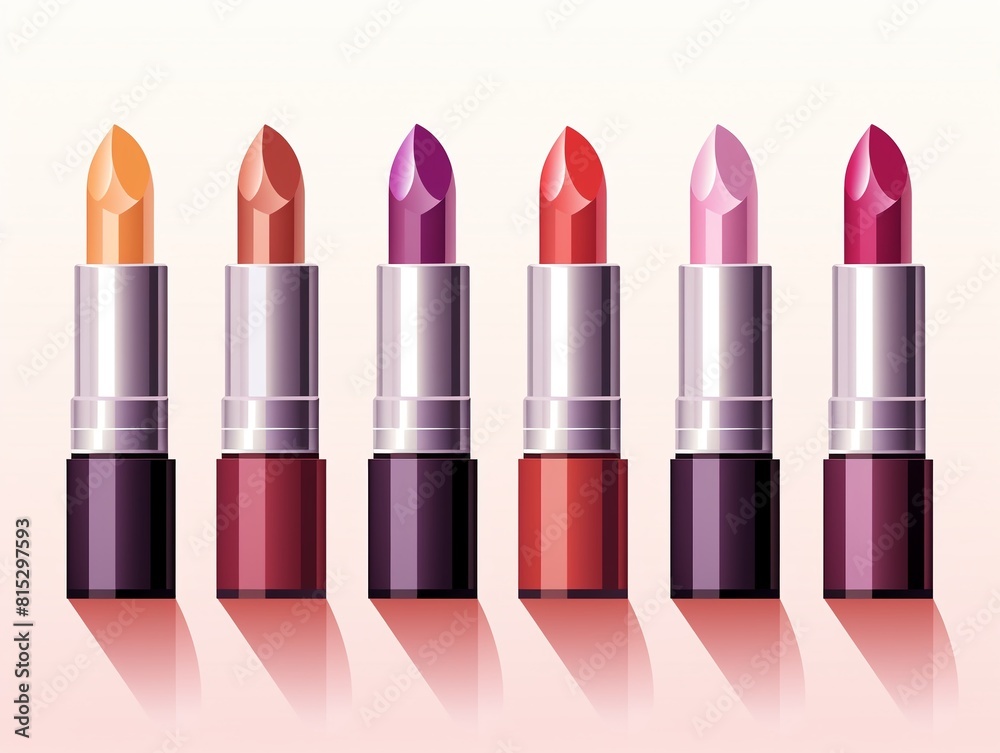 Obraz premium Find the perfect shade of lipstick. Choose from a variety of colors and finishes.