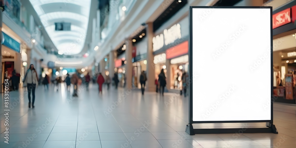 Blank advertising mockup for advertisement at the shopping mall. Blank advertising mockup for advertisement at the shopping mall.