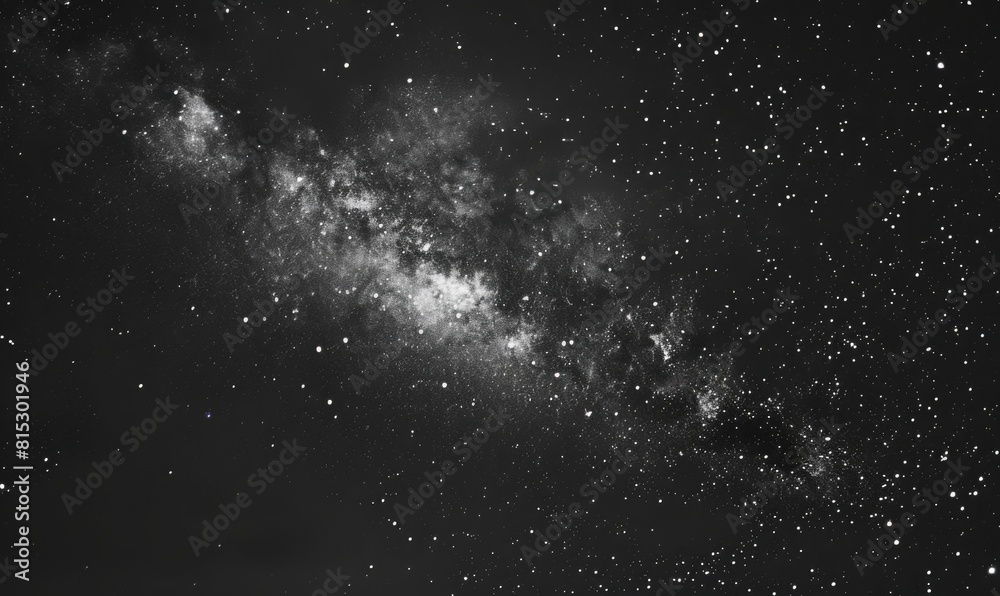 Fototapeta premium Celestial grandeur, star filled sky above