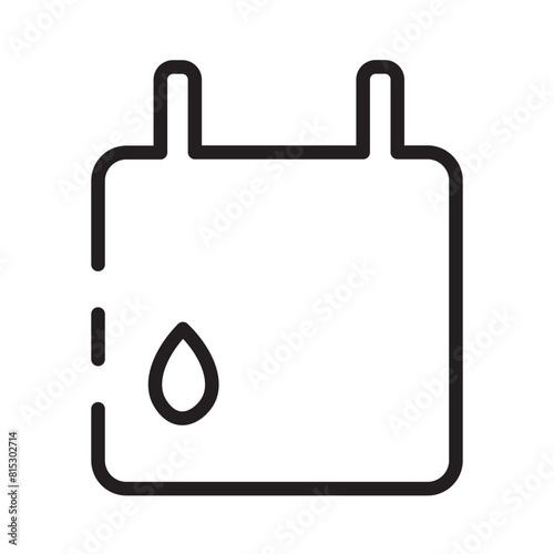 Bag Blood Donate Line Icon