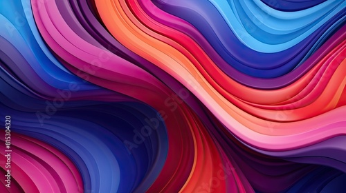 abstract background with multicolored waves  modern and dynamic background