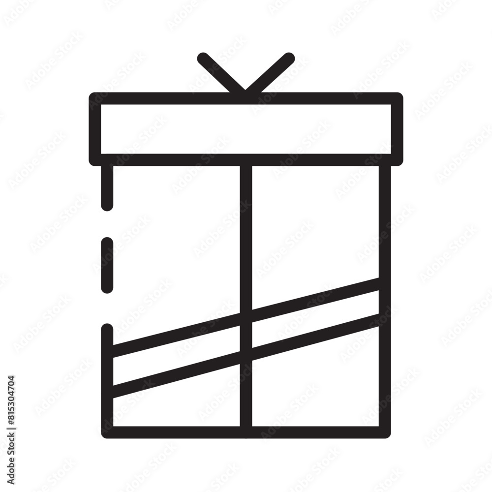 Gift New Present Line Icon Gift New Present Line Icon