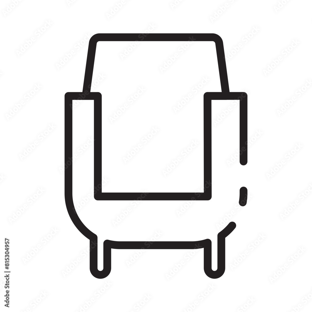 Couch Furniture Sofa Line Icon