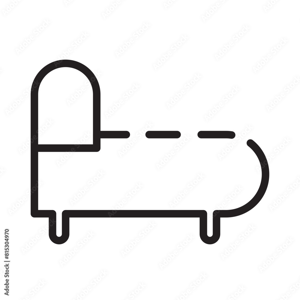 Couch Furniture Sofa Line Icon Couch Furniture Sofa Line Icon