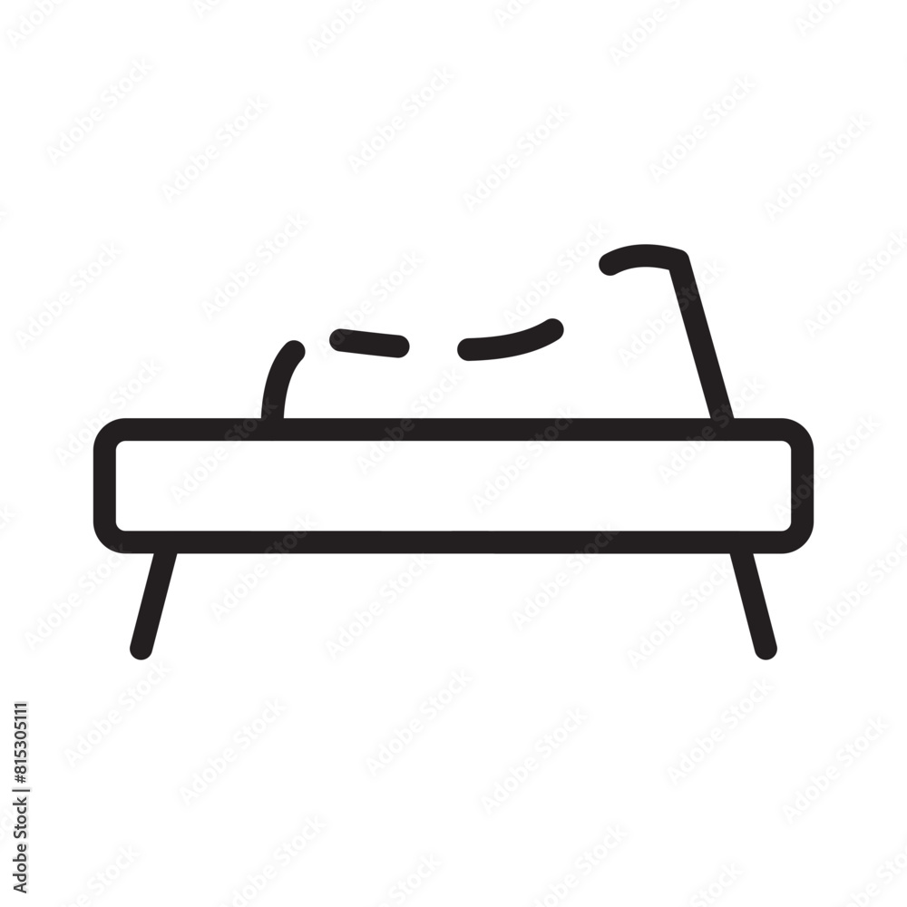 Living Room Sofa Line Icon