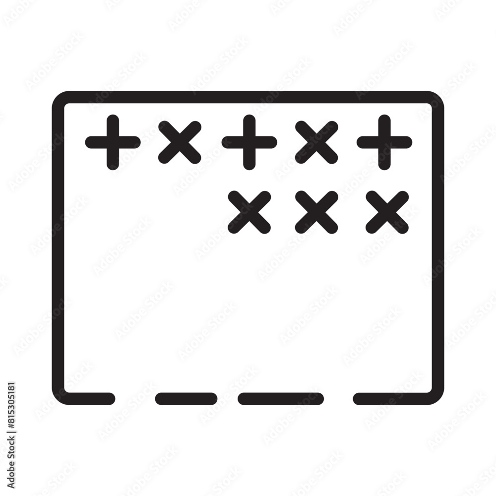Fabric Fabrics Sewing Line Icon