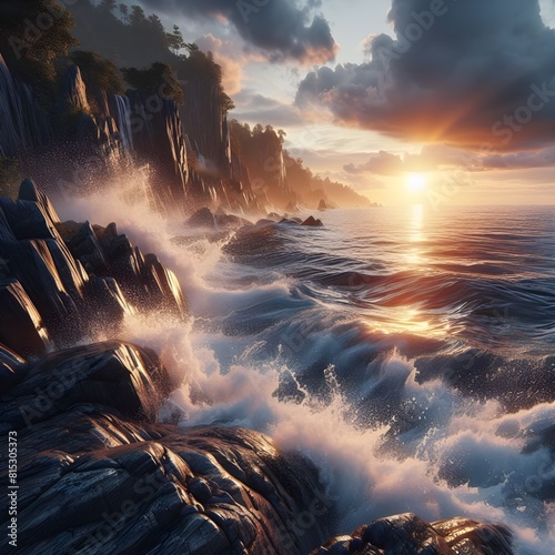 Ocean Sunset photo