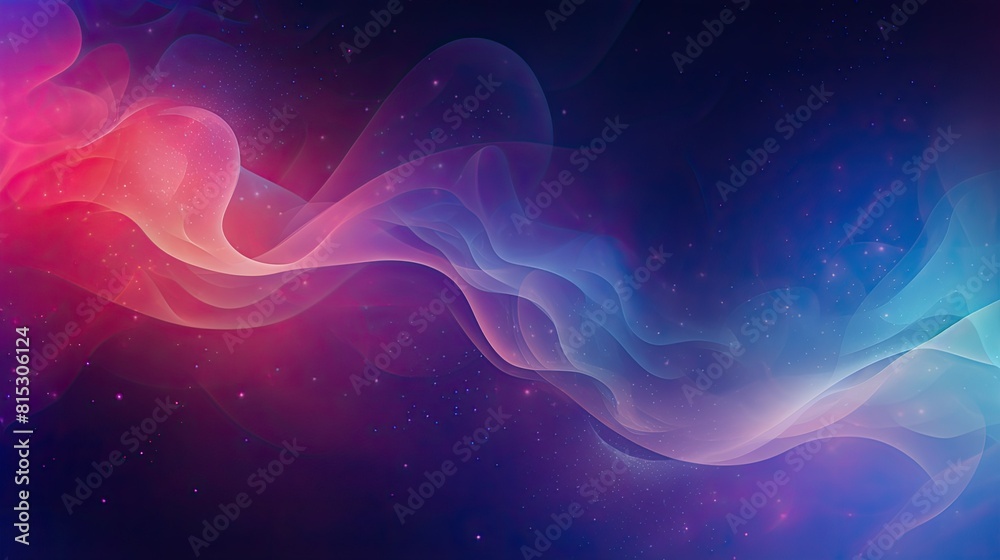 Abstract background with swirling galaxy clusters