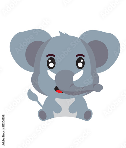 chuby charachter animal design vector animal cartoon charachter