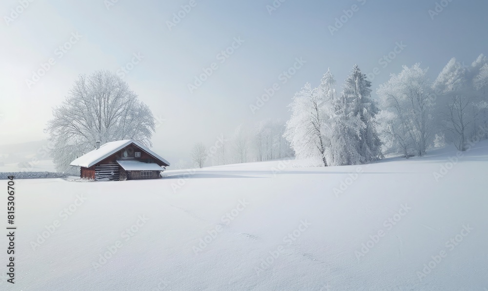 Enchanting whiteness, exploring a snow clad landscape Enchanting whiteness, exploring a snow clad landscape