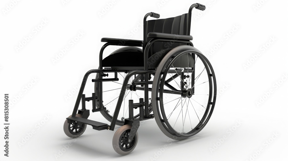 Fototapeta premium wheelchair isolated on white background